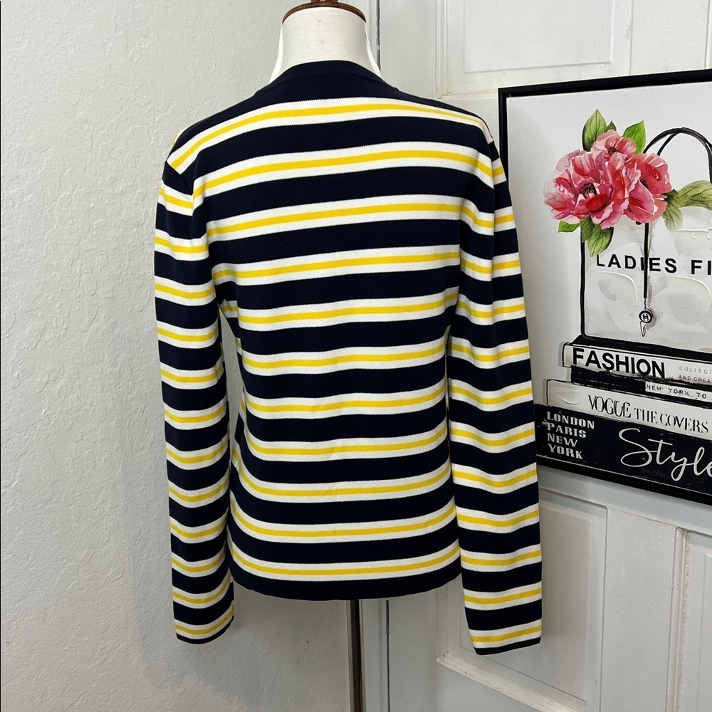 Michael Kors Collection Multicolor Striped Top Size L - Picture 4 of 8